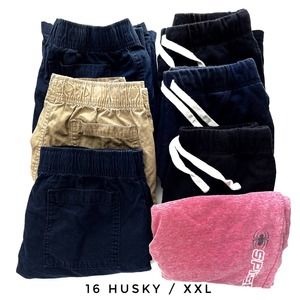 7 Boys Kids Shorts - Cargo Cotton Drawstring Uniform XXL / 16 - Childrens Place